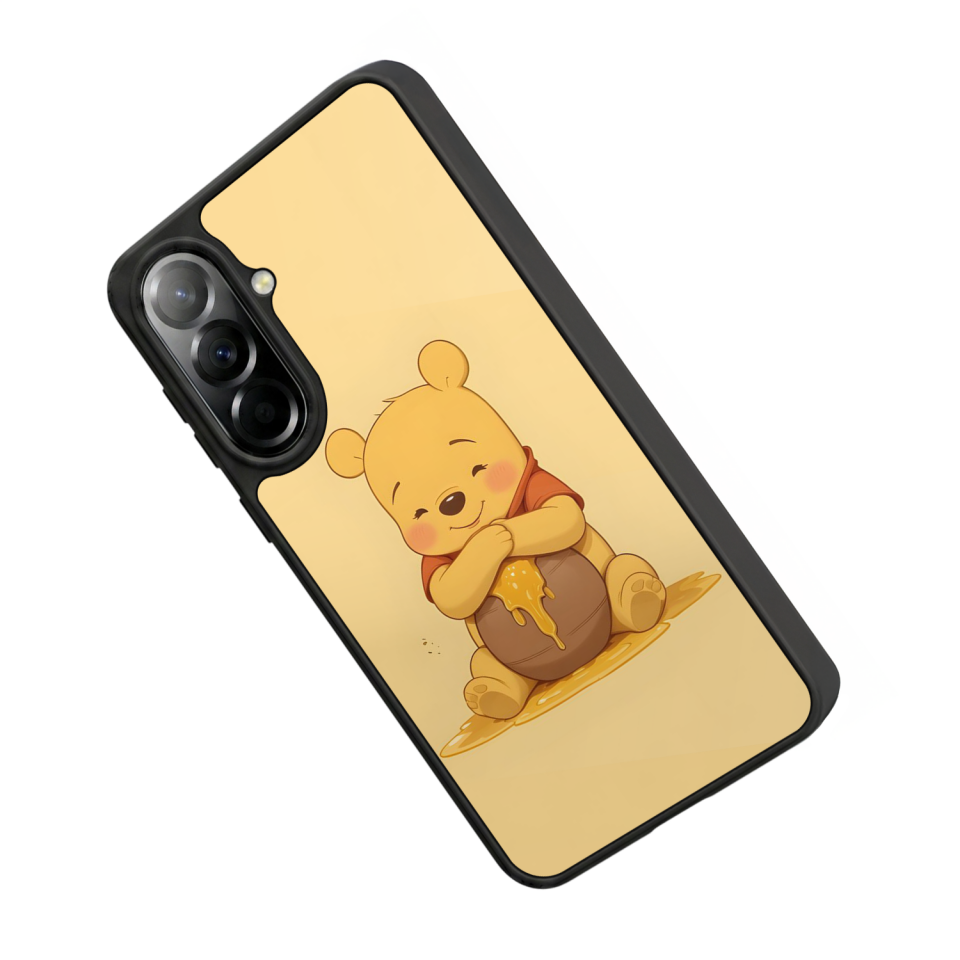 Samsung Galaxy A57 Uyumlu Winnie Tasarımlı Glossy Premium Kılıf