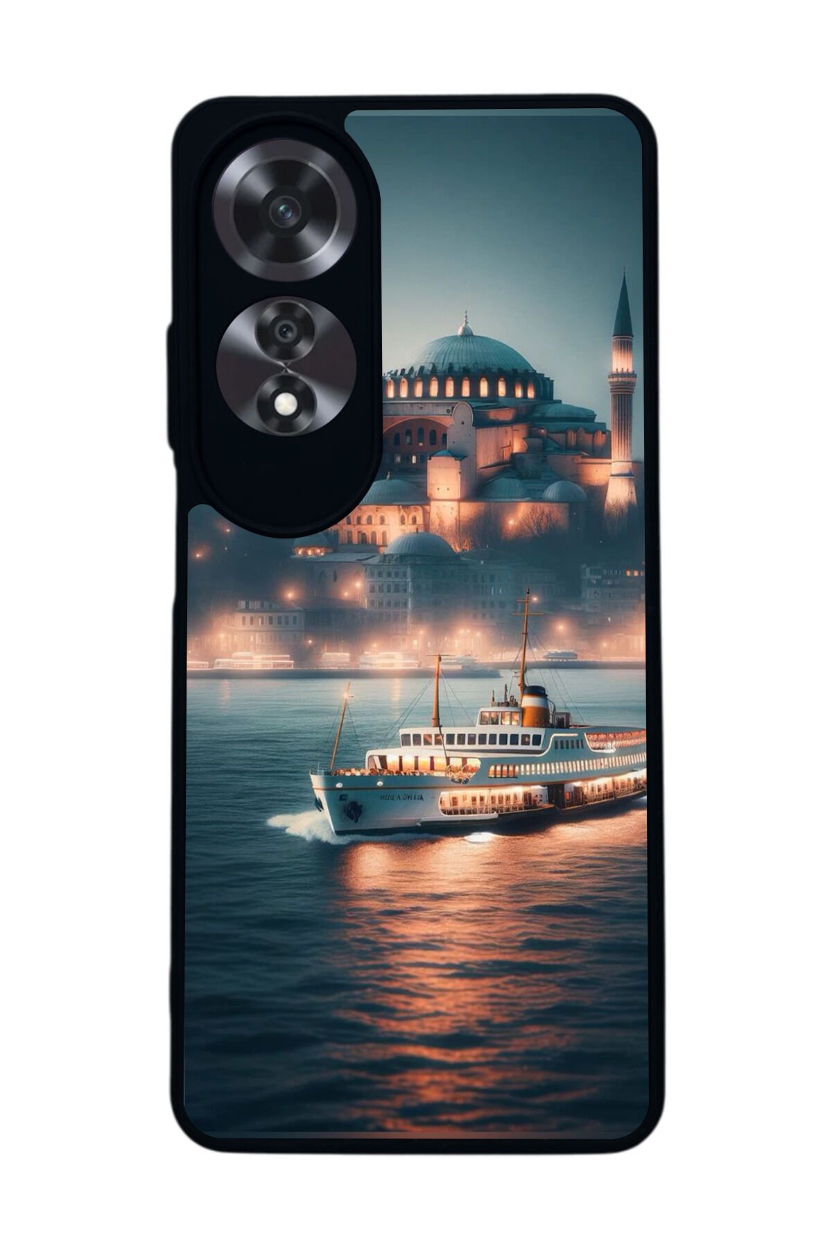 Oppo A60 Mat Siyah uyumlu Kılıf – Yumuşak Silikon, Koruyucu, Şok Emici Kapak