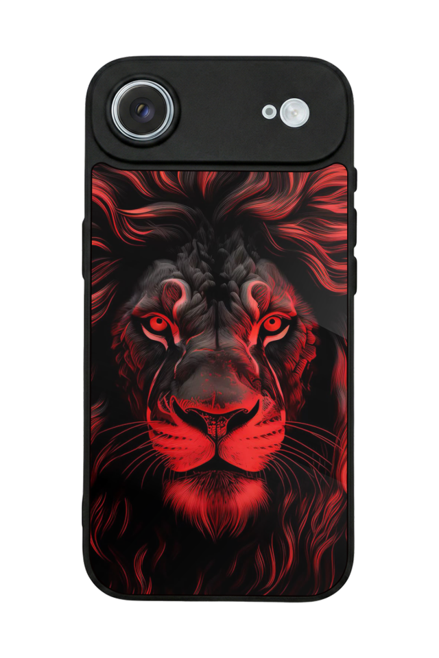 iPhone 17 Air Uyumlu Aslan Tasarımlı Glossy Premium Kılıf