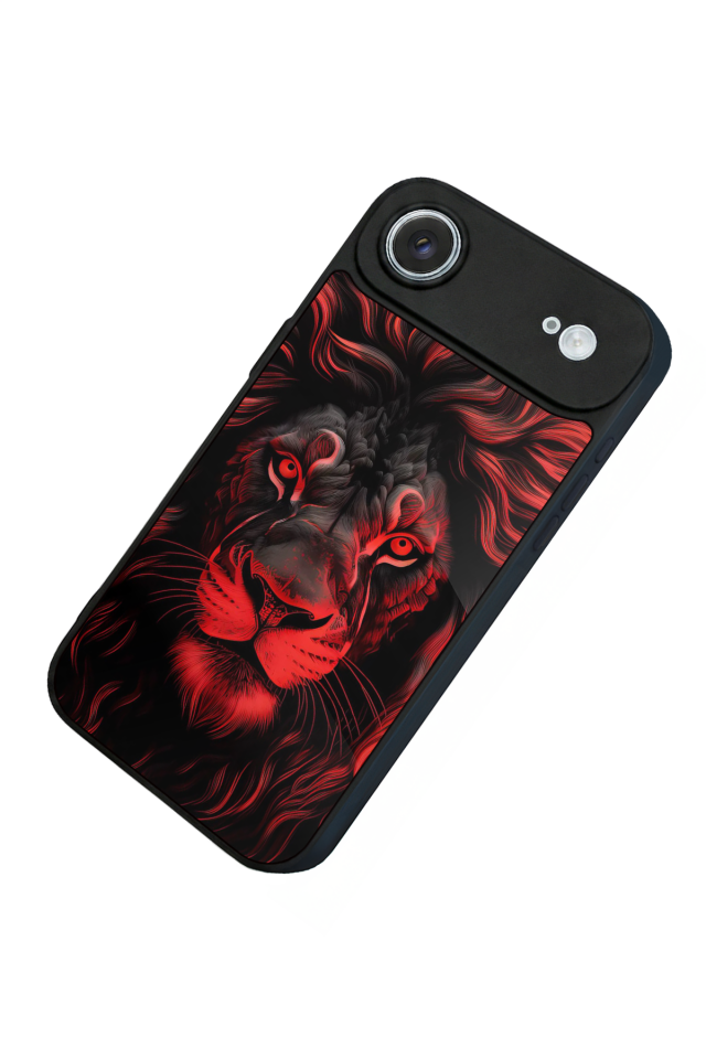 iPhone 17 Air Uyumlu Aslan Tasarımlı Glossy Premium Kılıf