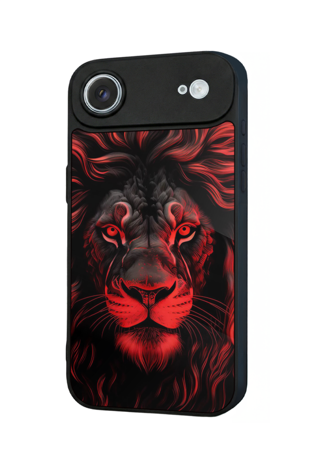 iPhone 17 Air Uyumlu Aslan Tasarımlı Glossy Premium Kılıf