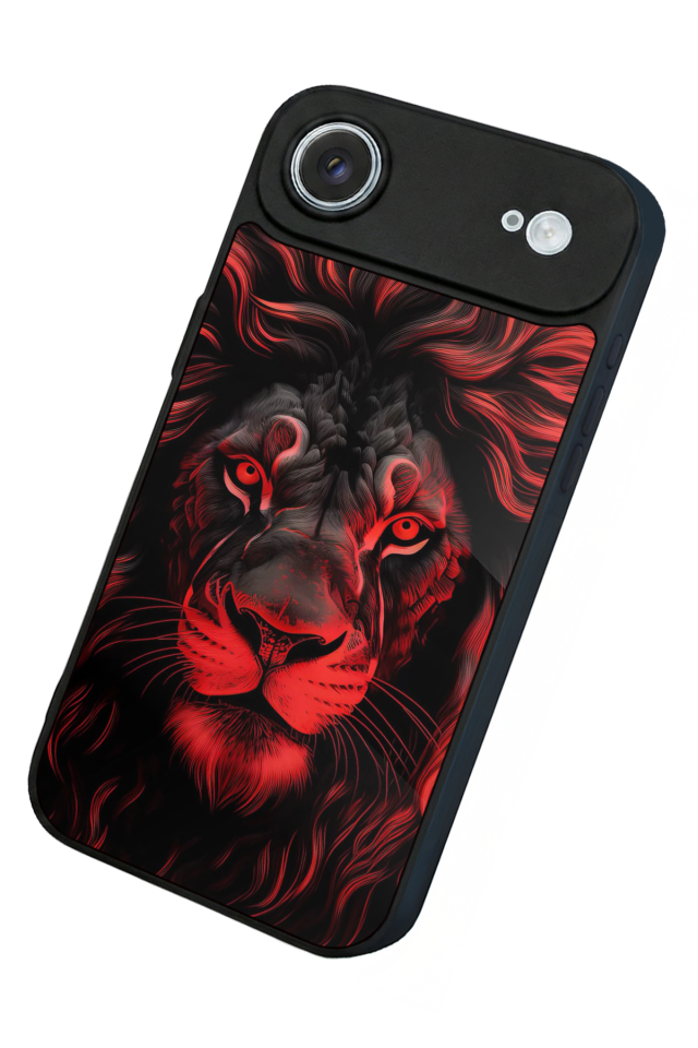 iPhone 17 Air Uyumlu Aslan Tasarımlı Glossy Premium Kılıf