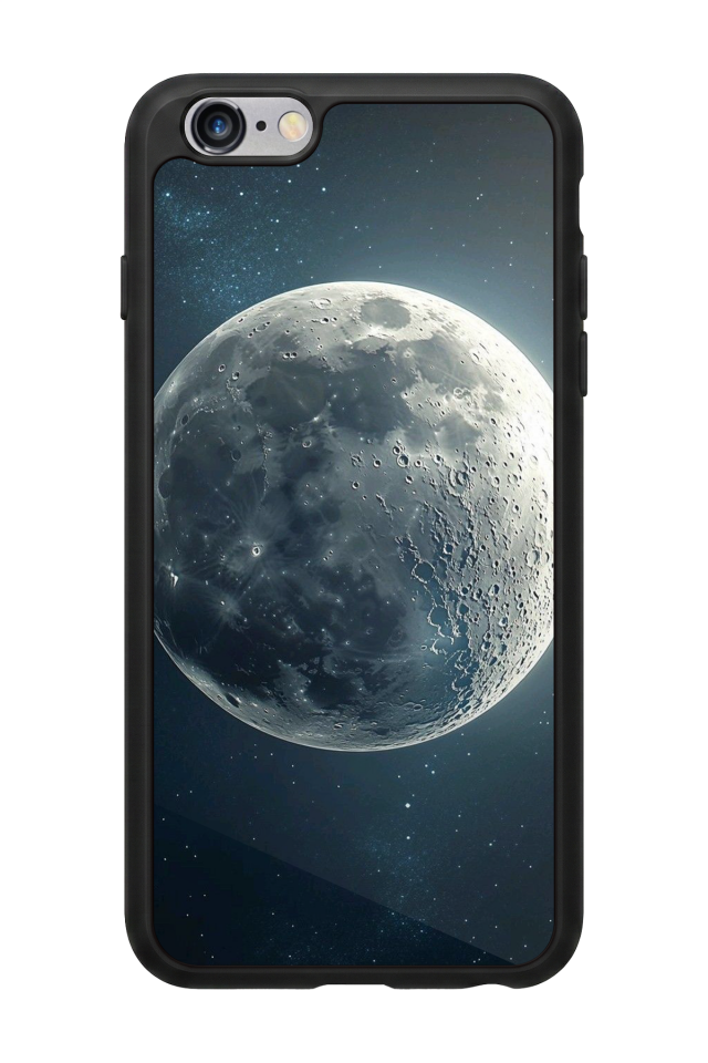 iPhone 6 Plus Uyumlu Ay Tasarımlı Glossy Premium Kılıf
