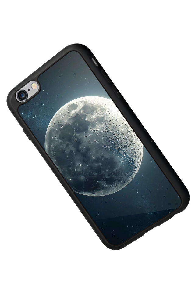 iPhone 6 Plus Uyumlu Ay Tasarımlı Glossy Premium Kılıf