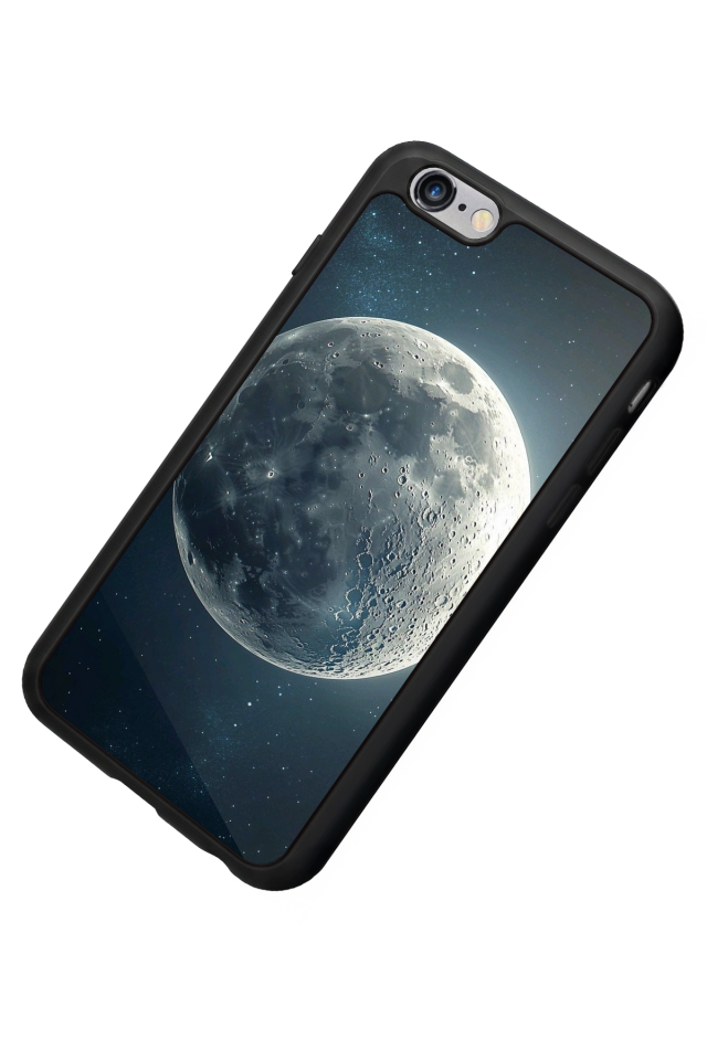 iPhone 6 Plus Uyumlu Ay Tasarımlı Glossy Premium Kılıf