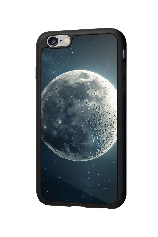 iPhone 6 Plus Uyumlu Ay Tasarımlı Glossy Premium Kılıf