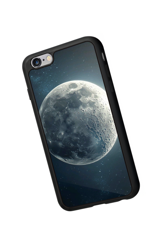 iPhone 6 Plus Uyumlu Ay Tasarımlı Glossy Premium Kılıf