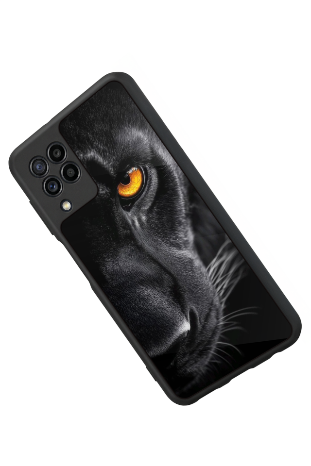 Samsung Galaxy M22 Uyumlu Cita Tasarımlı Glossy Premium Kılıf