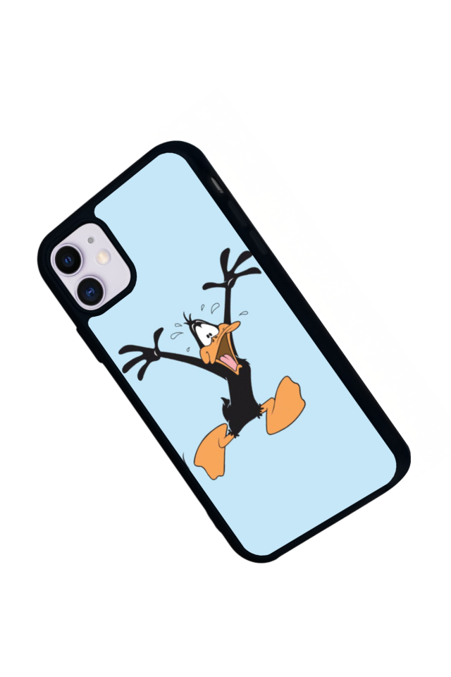 iPhone 11 Uyumlu Daffy duck Tasarımlı Glossy Premium Kılıf