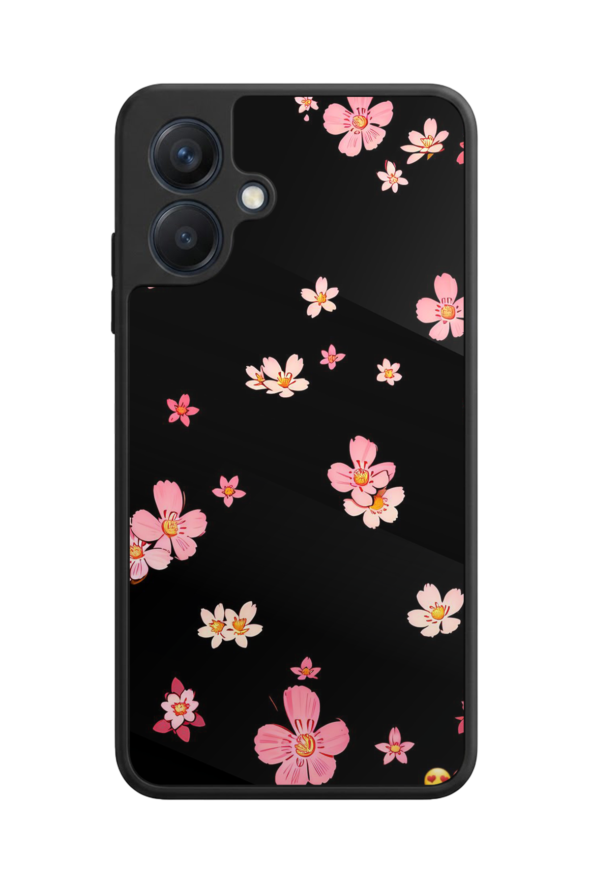 Samsung Galaxy A07 Uyumlu Floral Tasarımlı Glossy Premium Kılıf