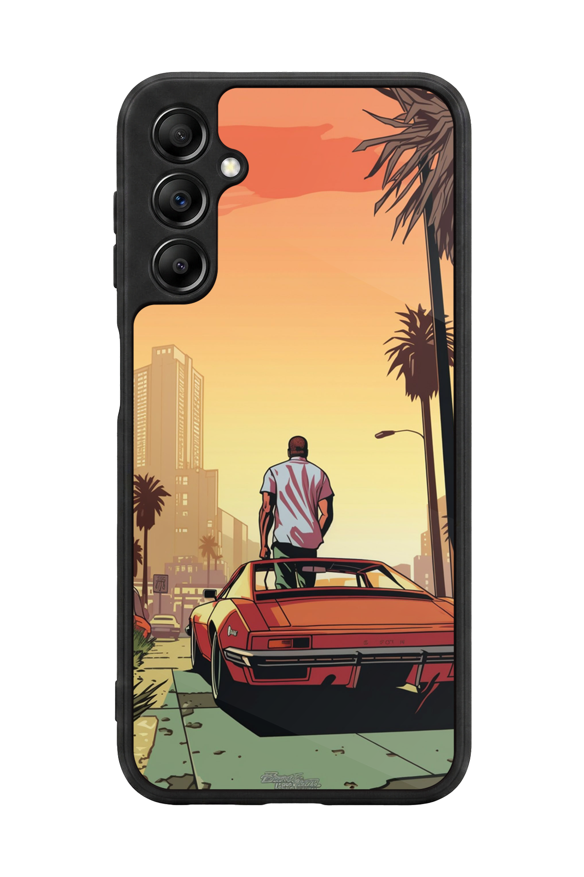 Samsung Galaxy A14 Uyumlu GTA Tasarımlı Glossy Premium Kılıf