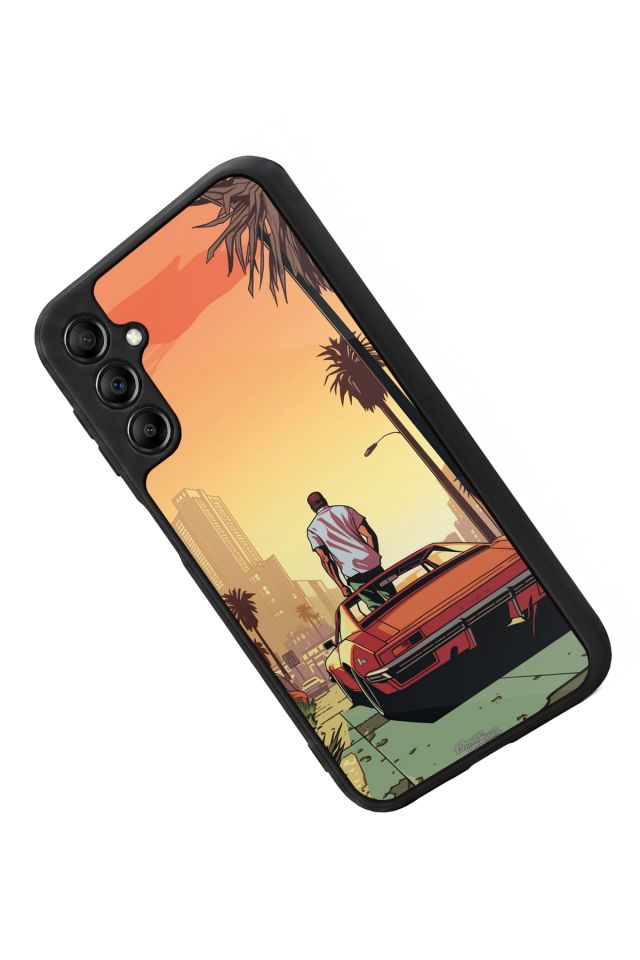Samsung Galaxy A14 Uyumlu GTA Tasarımlı Glossy Premium Kılıf