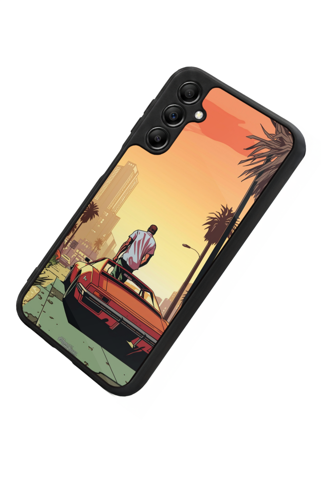 Samsung Galaxy A14 Uyumlu GTA Tasarımlı Glossy Premium Kılıf