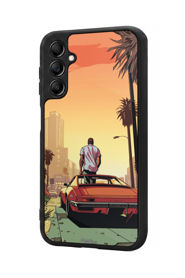 Samsung Galaxy A14 Uyumlu GTA Tasarımlı Glossy Premium Kılıf