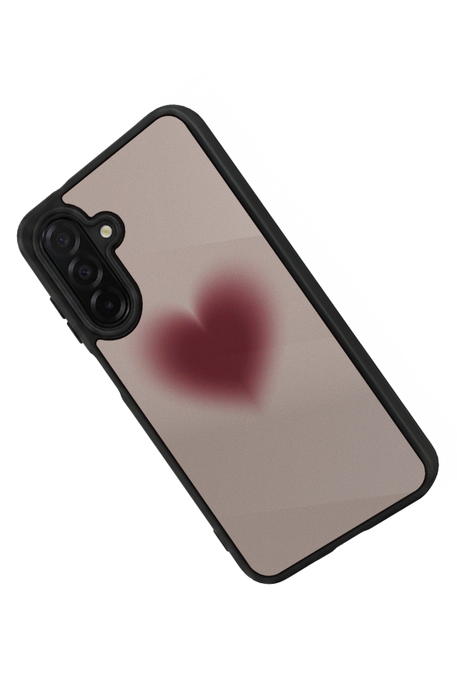 Samsung Galaxy A36 Uyumlu Kalp Love Tasarımlı Glossy Premium Kılıf