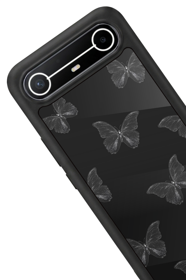 Tecno Spark Slim 5G Uyumlu Kelebek Tasarımlı Glossy Premium Kılıf
