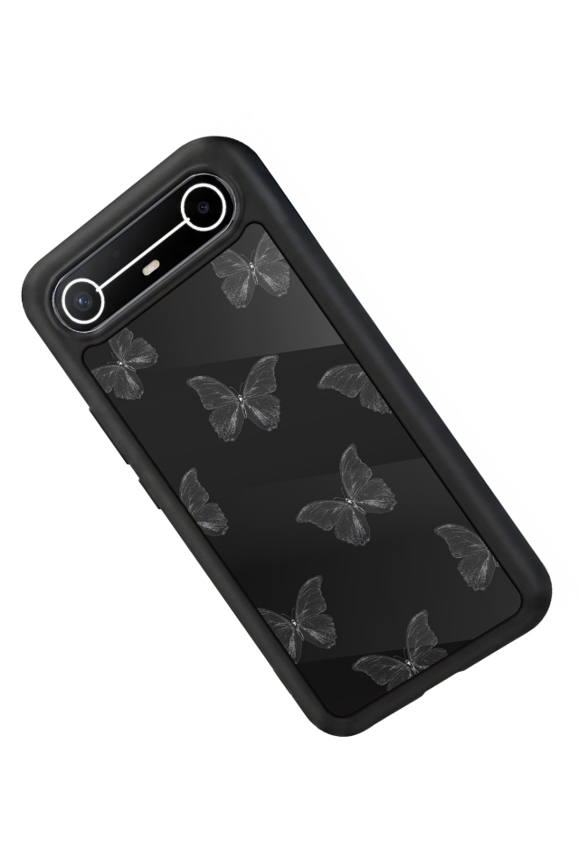 Tecno Spark Slim 5G Uyumlu Kelebek Tasarımlı Glossy Premium Kılıf