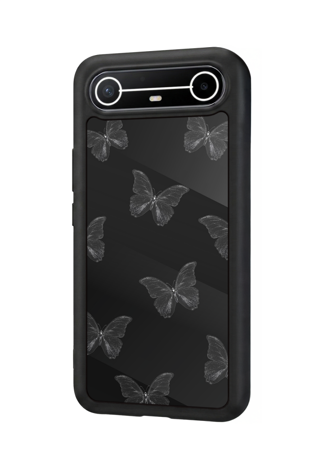 Tecno Spark Slim 5G Uyumlu Kelebek Tasarımlı Glossy Premium Kılıf