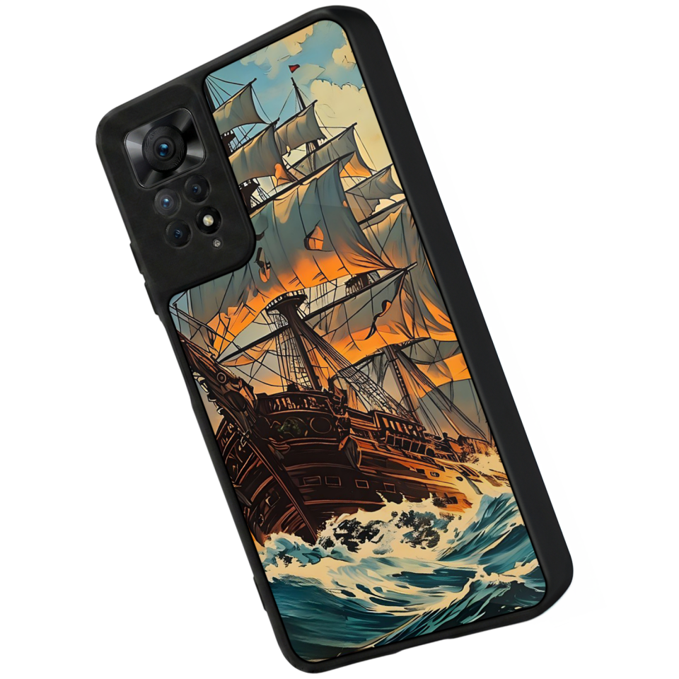 Xiaomi Redmi Note 12 Pro Uyumlu Korsan Tasarımlı Glossy Premium Kılıf