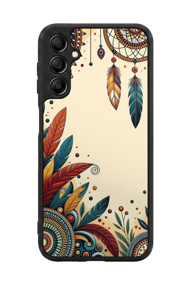 Samsung Galaxy A14 Uyumlu Mandala Tasarımlı Glossy Premium Kılıf