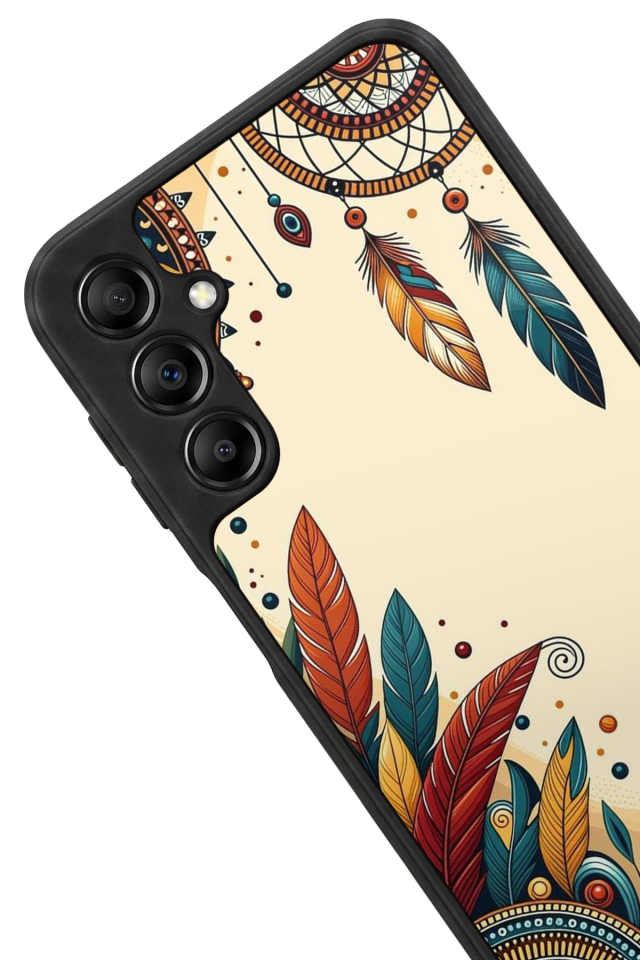 Samsung Galaxy A14 Uyumlu Mandala Tasarımlı Glossy Premium Kılıf