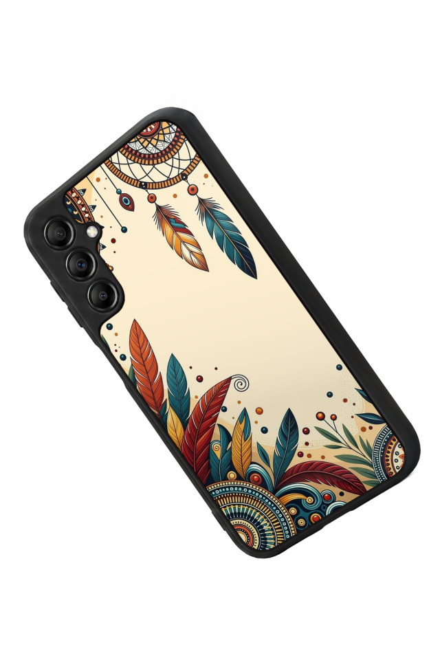 Samsung Galaxy A14 Uyumlu Mandala Tasarımlı Glossy Premium Kılıf