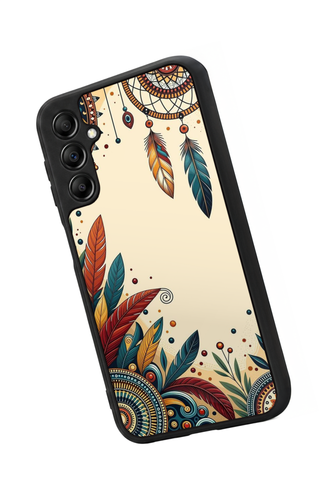 Samsung Galaxy A14 Uyumlu Mandala Tasarımlı Glossy Premium Kılıf