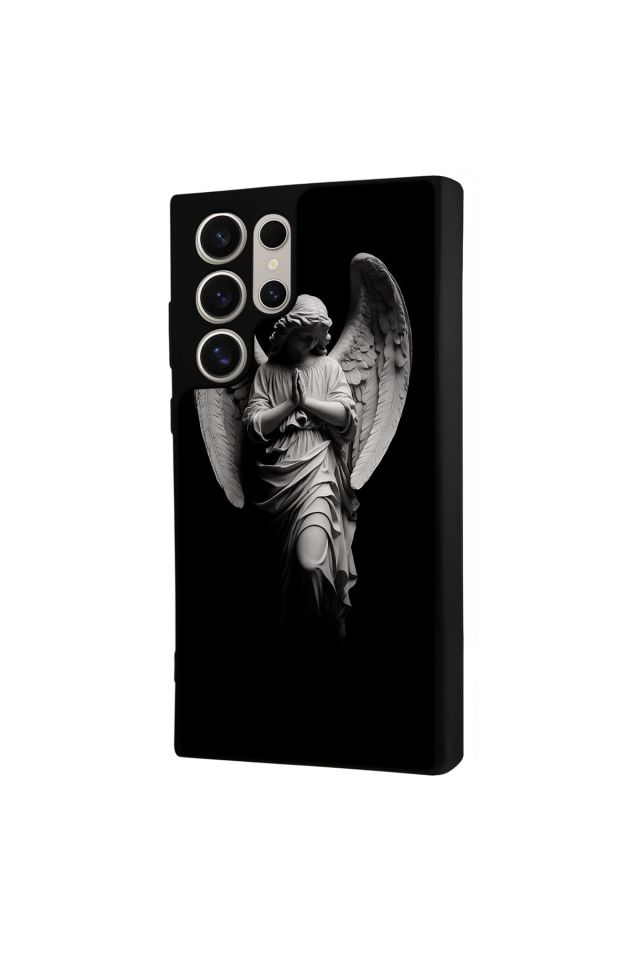 Samsung Galaxy S23 Ultra Uyumlu Melek Tasarımlı Glossy Premium Kılıf