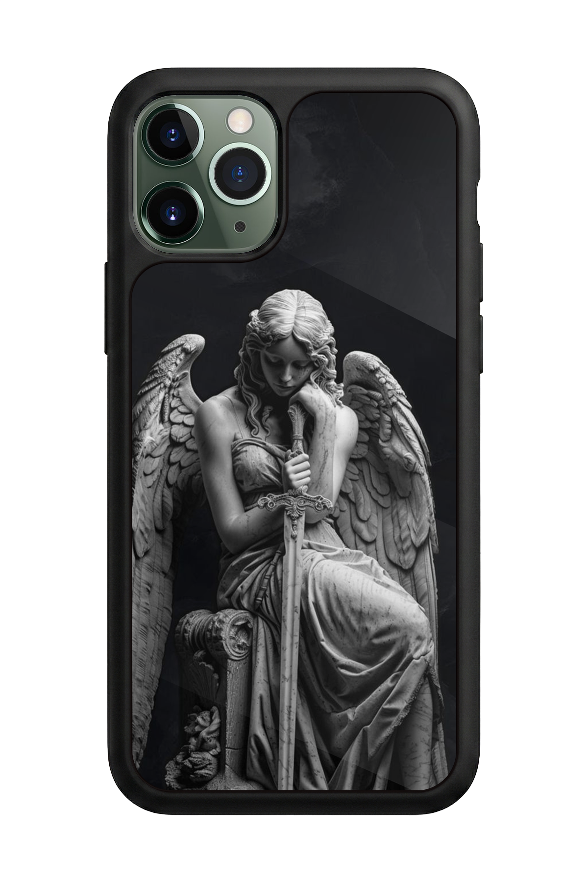 iPhone 11 Pro Uyumlu Melek Tasarımlı Glossy Premium Kılıf