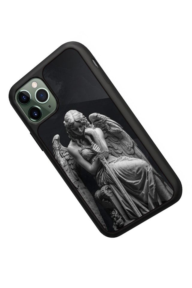 iPhone 11 Pro Uyumlu Melek Tasarımlı Glossy Premium Kılıf