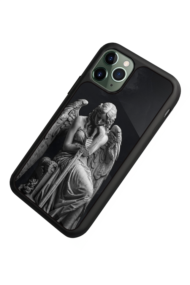 iPhone 11 Pro Uyumlu Melek Tasarımlı Glossy Premium Kılıf