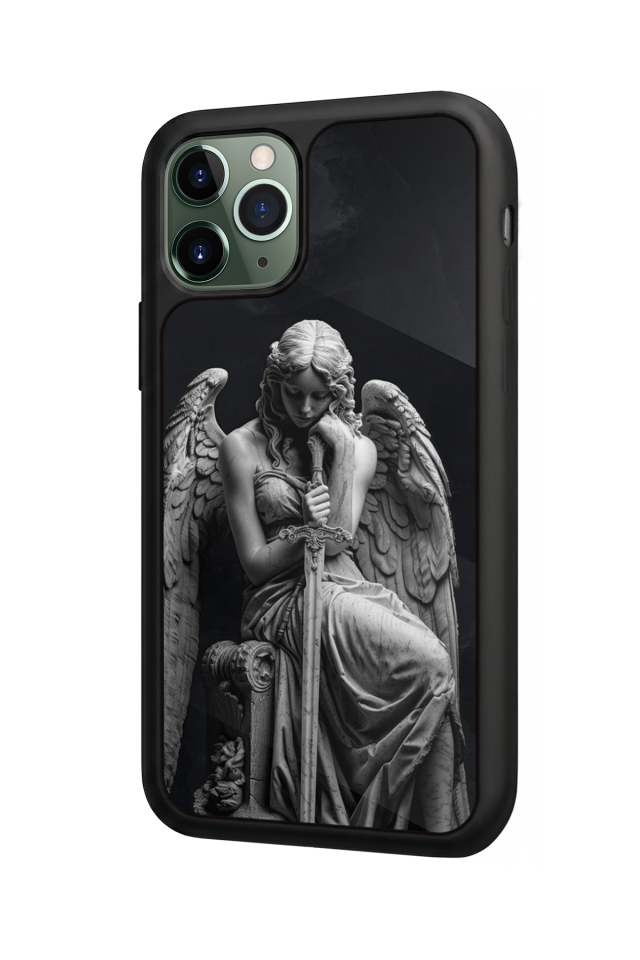 iPhone 11 Pro Uyumlu Melek Tasarımlı Glossy Premium Kılıf