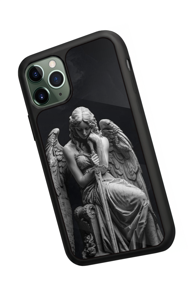 iPhone 11 Pro Uyumlu Melek Tasarımlı Glossy Premium Kılıf