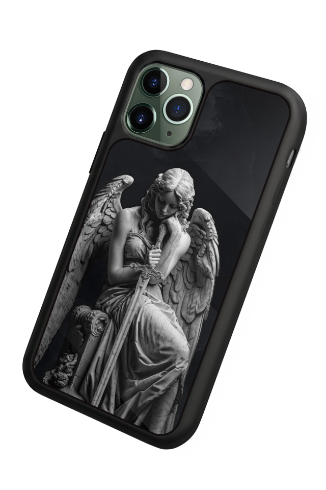 iPhone 11 Pro Uyumlu Melek Tasarımlı Glossy Premium Kılıf