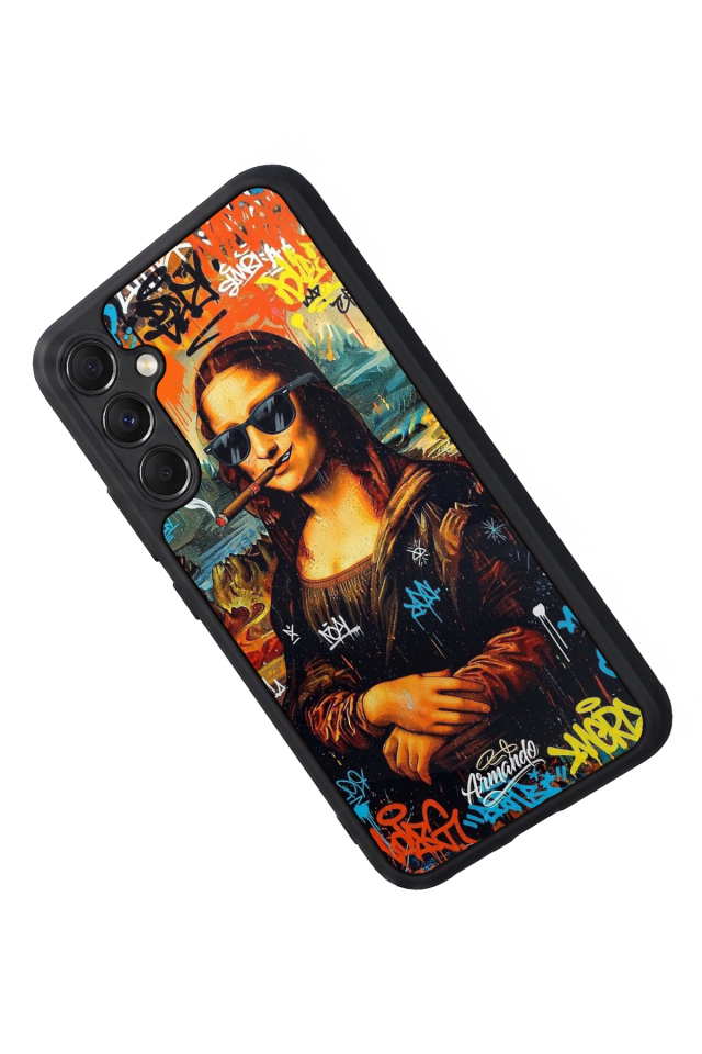 Samsung Galaxy A34 Uyumlu Monalisa Tasarımlı Glossy Premium Kılıf