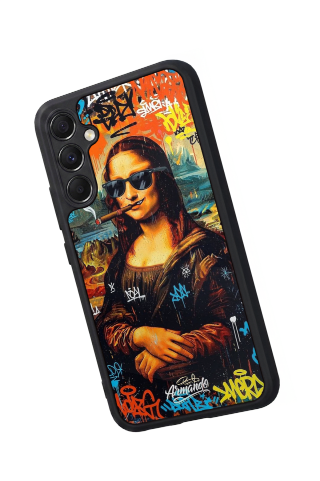Samsung Galaxy A34 Uyumlu Monalisa Tasarımlı Glossy Premium Kılıf