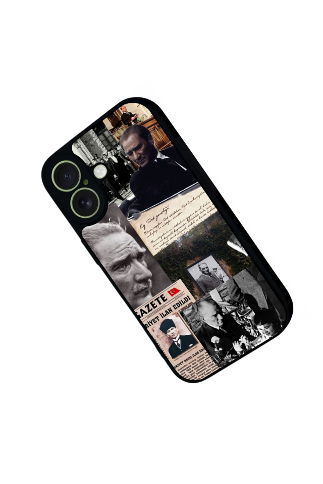iPhone 17 Uyumlu Mustafa Kemal Ataturk Tasarımlı Glossy Premium Kılıf