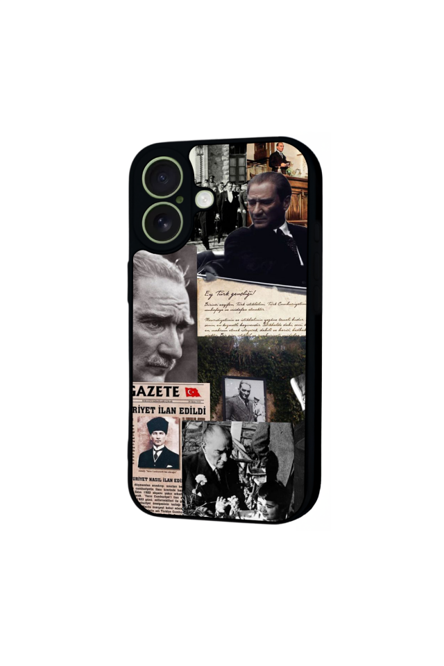iPhone 17 Uyumlu Mustafa Kemal Ataturk Tasarımlı Glossy Premium Kılıf