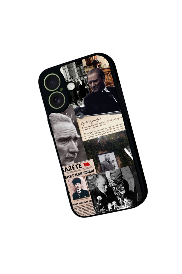 iPhone 17 Uyumlu Mustafa Kemal Ataturk Tasarımlı Glossy Premium Kılıf