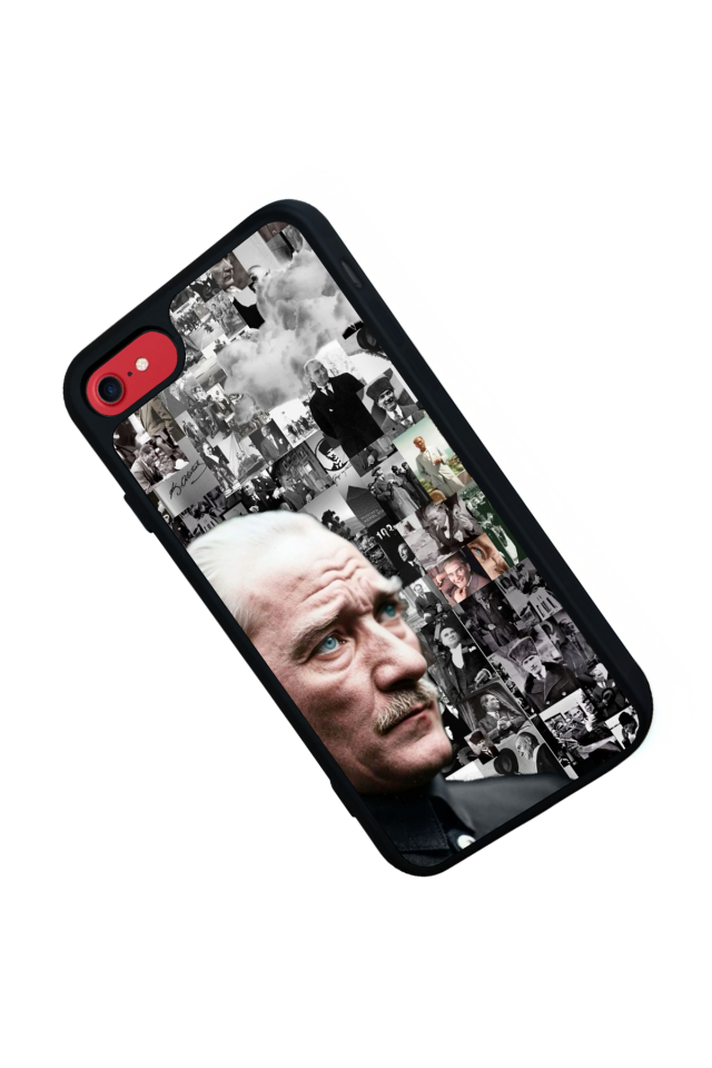 iPhone 7 Uyumlu Mustafa Kemal Ataturk Tasarımlı Glossy Premium Kılıf
