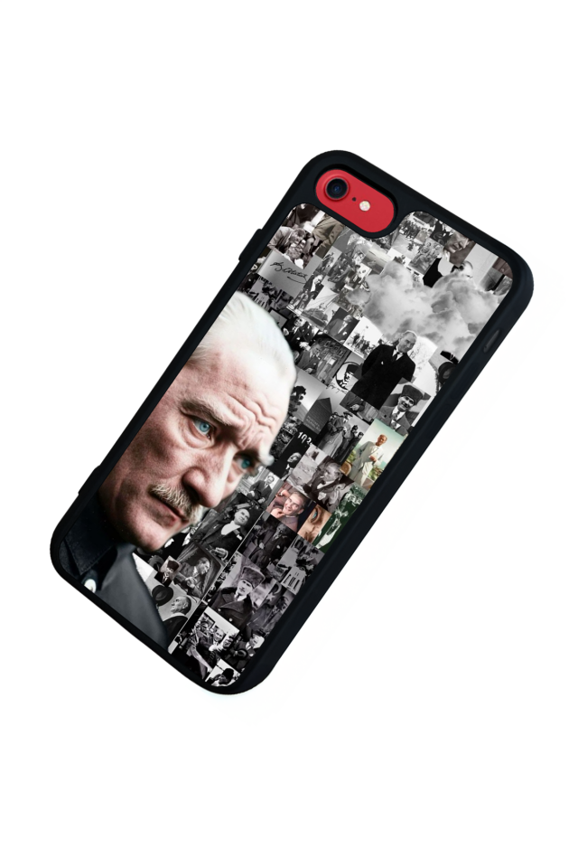 iPhone 7 Uyumlu Mustafa Kemal Ataturk Tasarımlı Glossy Premium Kılıf
