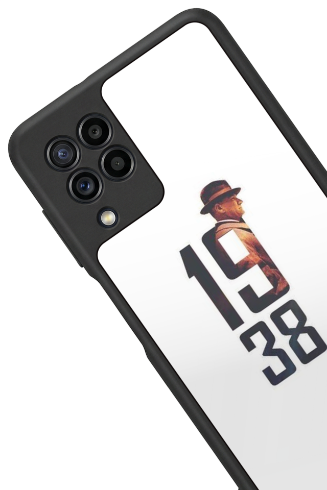 Samsung Galaxy M32 Uyumlu Mustafa Kemal Ataturk Tasarımlı Glossy Premium Kılıf