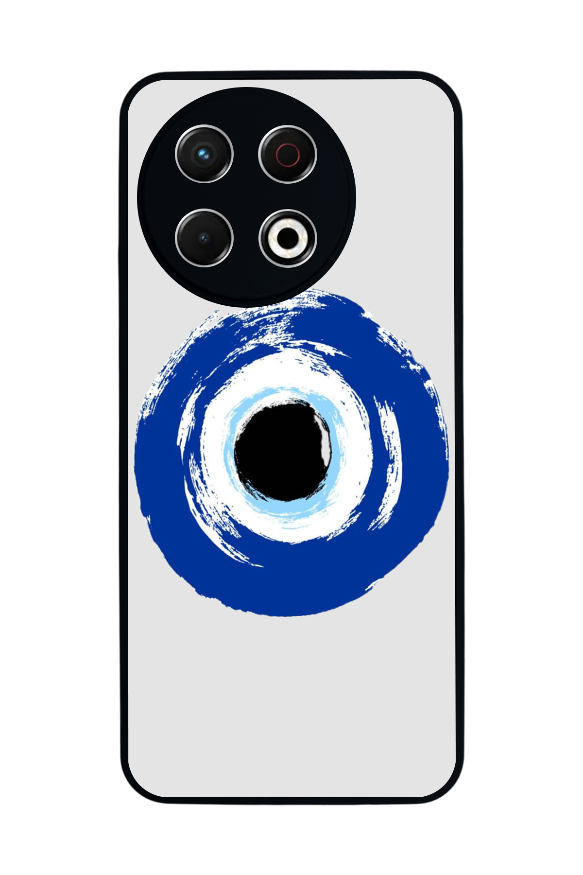 Tecno Spark 30 Pro Uyumlu Nazar Tasarımlı Glossy Premium Kılıf