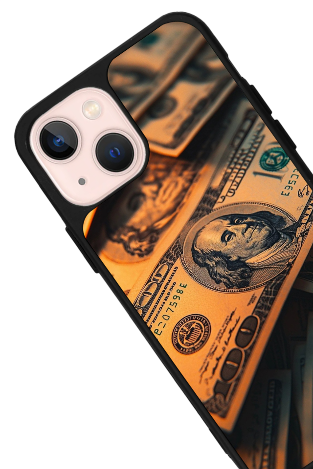 iPhone 14 Plus Uyumlu Para Tasarımlı Glossy Premium Kılıf