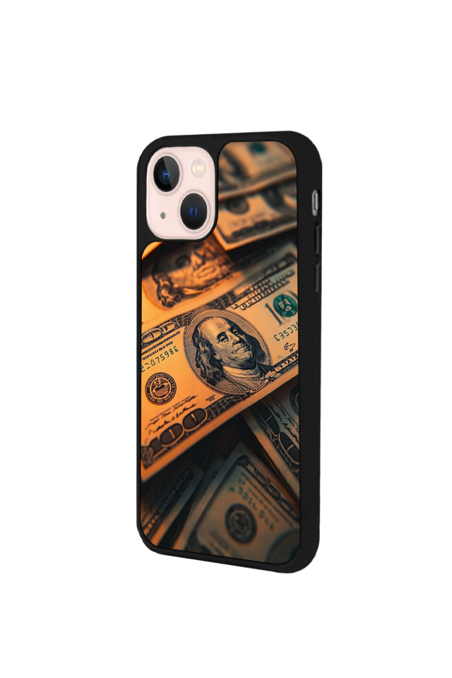 iPhone 14 Plus Uyumlu Para Tasarımlı Glossy Premium Kılıf