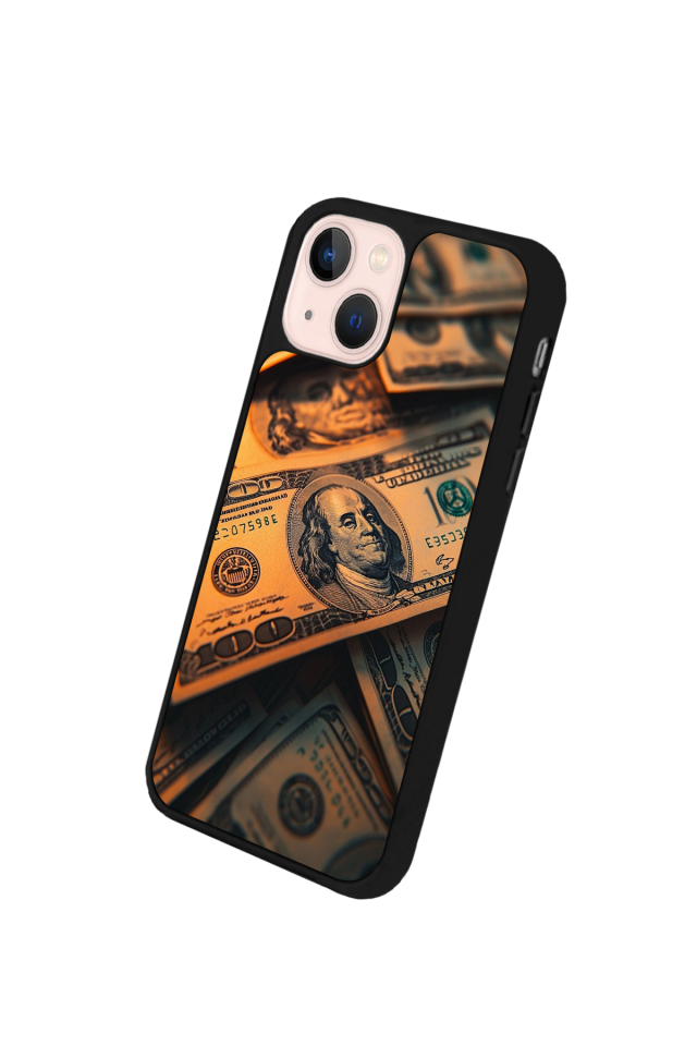iPhone 14 Plus Uyumlu Para Tasarımlı Glossy Premium Kılıf