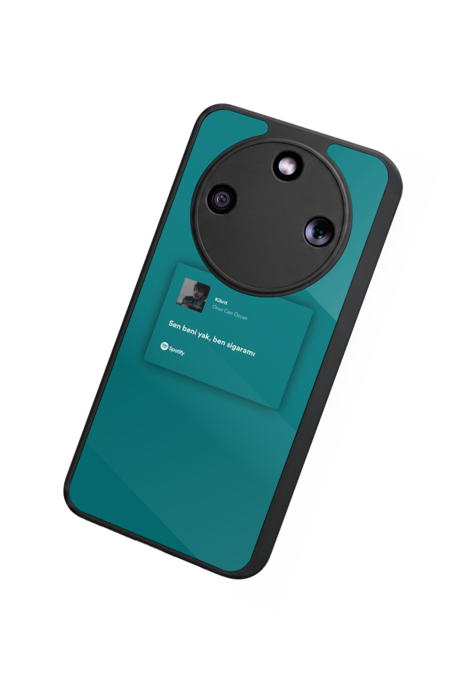 Honor Magic 8 Lite Uyumlu Sarki Sozleri Tasarımlı Glossy Premium Kılıf