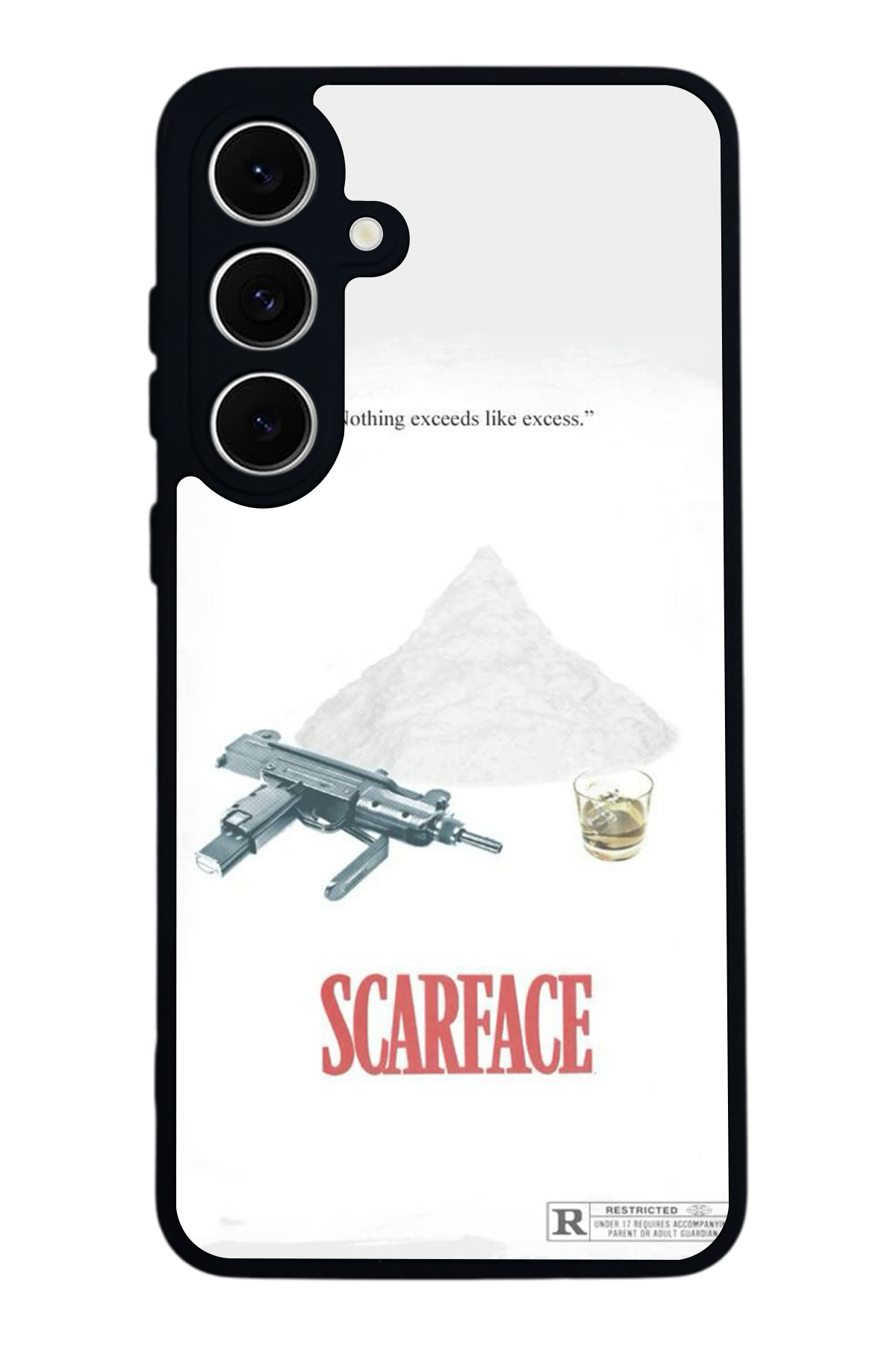 Samsung Galaxy S24 FE Uyumlu Scarface Tasarımlı Glossy Premium Kılıf