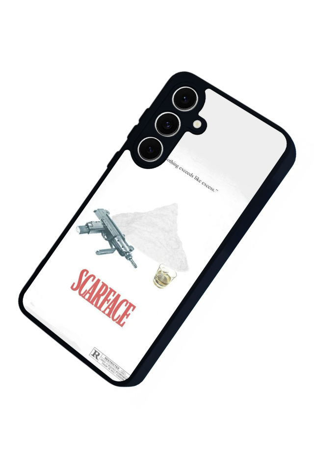 Samsung Galaxy S24 FE Uyumlu Scarface Tasarımlı Glossy Premium Kılıf