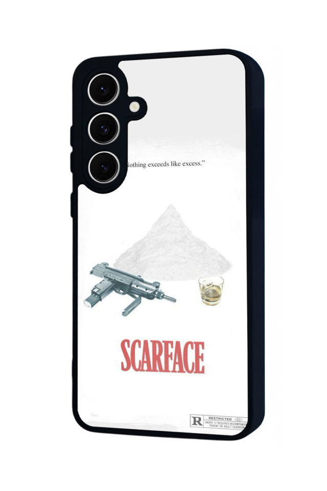 Samsung Galaxy S24 FE Uyumlu Scarface Tasarımlı Glossy Premium Kılıf
